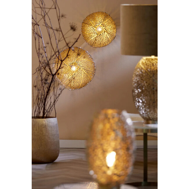 Light en Living Wandlamp Ø39x20 cm SINULA goud