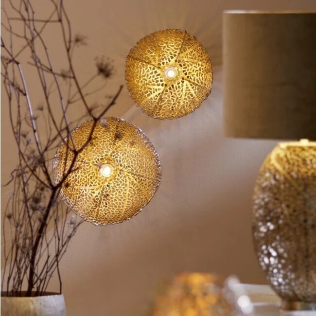 Light en Living Wandlamp Ø39x20 cm SINULA goud
