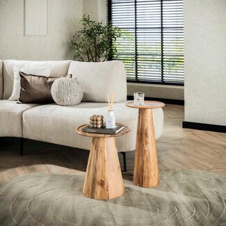 WoonStijl Bijzettafel set van 2 Cone