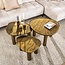 WoonStijl Salontafel S Eclipse goud antiek finish