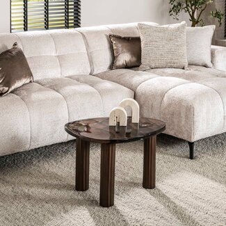 WoonStijl Salontafel M Eclipse koper antiek finish