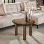 WoonStijl Salontafel L Eclipse goud antiek finish