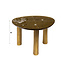 WoonStijl Salontafel L Eclipse goud antiek finish
