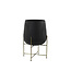 Light & Living Bloempot deco Ø43x63 cm BERTENS mat zwart+antiek brons