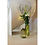 Light en Living Vaas Ø21x30 cm MURELA glas olijf groen