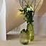 Light en Living Vaas Ø21x38 cm MURELA glas olijf groen