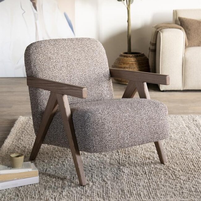 Eleonora Fauteuil Francis - taupe Flou