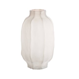 Light en Living Vaas Ø25x44,5 cm TEJEDA glas licht bruin
