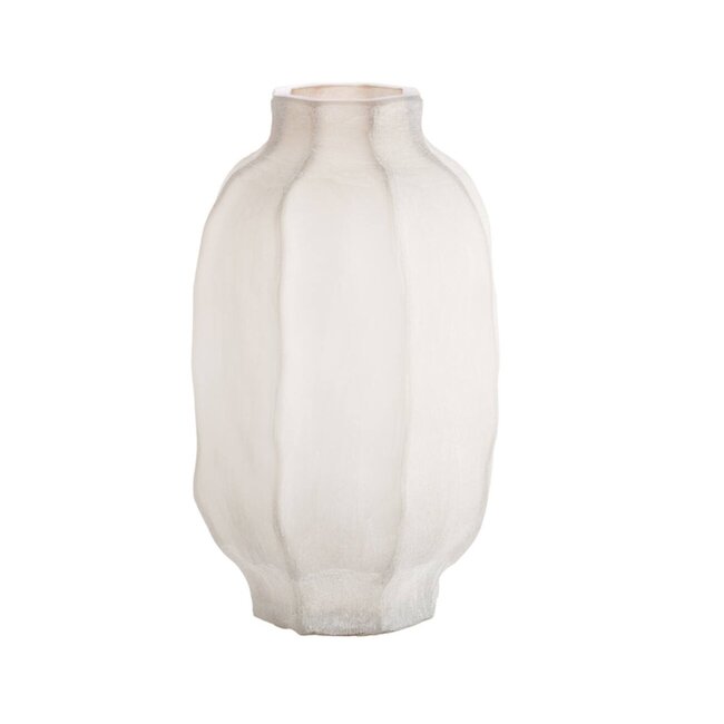 Light en Living Vaas Ø25x44,5 cm TEJEDA glas licht bruin