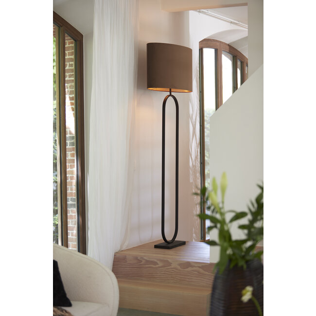 Light en Living Vloerlamp 30x15x142 cm JAMIRI mat zwart