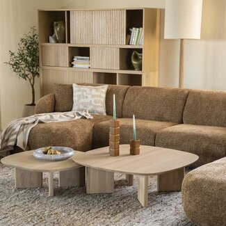 Eleonora Salontafel Stef medium - naturel - 100 cm
