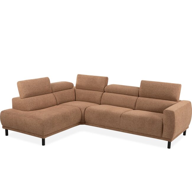 WoonMax Bank Cornwall - medium ottomane links - 2.5 zits met arm rechts - art beige