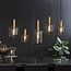 Light & Living Hanglamp 5L 110x22x32 cm LEKAR antiek brons+smoke glas