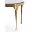 Light & Living Bijzettafel S/2 max 50x45,5x50 cm AVI glas smoke+antiek brns