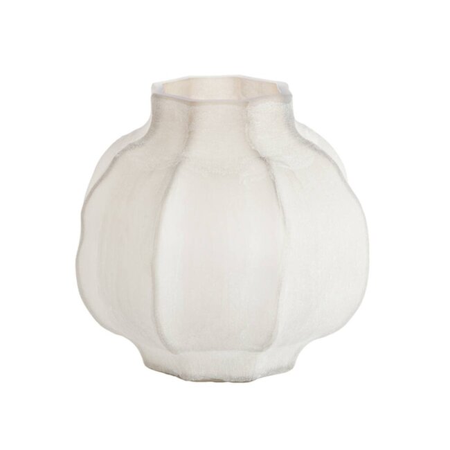 Light en Living Vaas Ø32,5x32 cm TEJEDA glas licht bruin