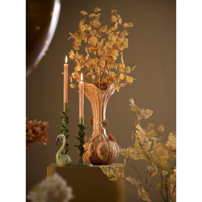 Light en Living Ornament 12x7x17 cm SWAN glas groen