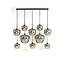 Light en Living Hanglamp Mayson Smoke met 10 lampen