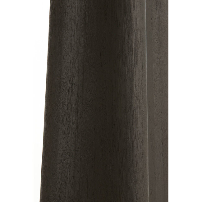 Light en Living Vloerlamp 23x23x125 cm NAVELLI hout mat zwart