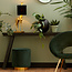 Light en Living Tafellamp 26x16x61 cm GIRAFFE antiek  brons+velvet zwart