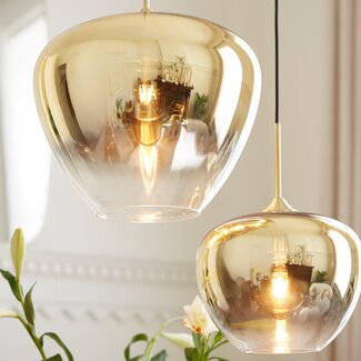 Light en Living Hanglamp MAYSON goud - Diverse maten