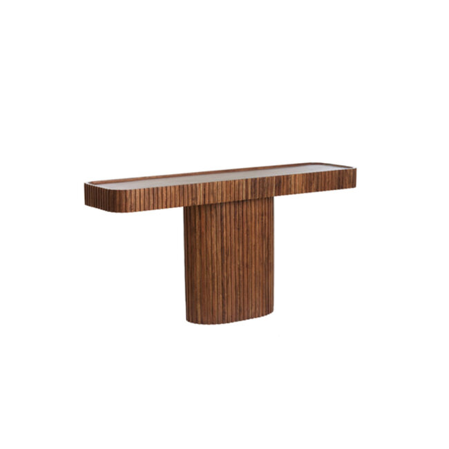 Light en Living Sidetable 154x39x76,5 cm KIOTO acacia hout bruin