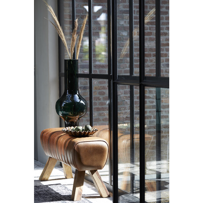 Light en Living Vaas KAELA glas groen - 2 maten