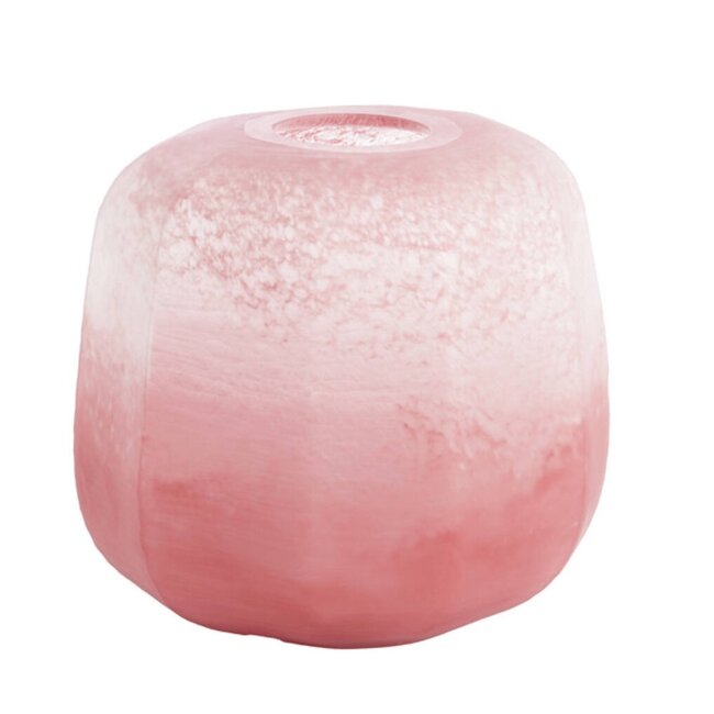 Light en Living Vaas Ø33x32 cm PACENGO glas koraal-licht roze