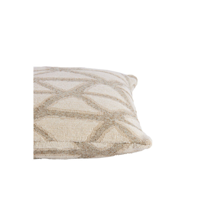 Light en Living Kussen 45x45 cm MUNCIE zand+crème