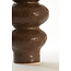 Light en Living Vaas deco Ø15,5x37,5 cm ROGANO keramiek donker bruin