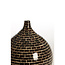 Light & Living Vaas deco Ø22x25 cm ELORZA bamboe donker bruin+naturel