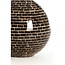 Light & Living Vaas deco Ø28x35 cm ELORZA bamboe donker bruin+naturel