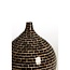 Light en Living Vaas deco Ø28x35 cm ELORZA bamboe donker bruin+naturel