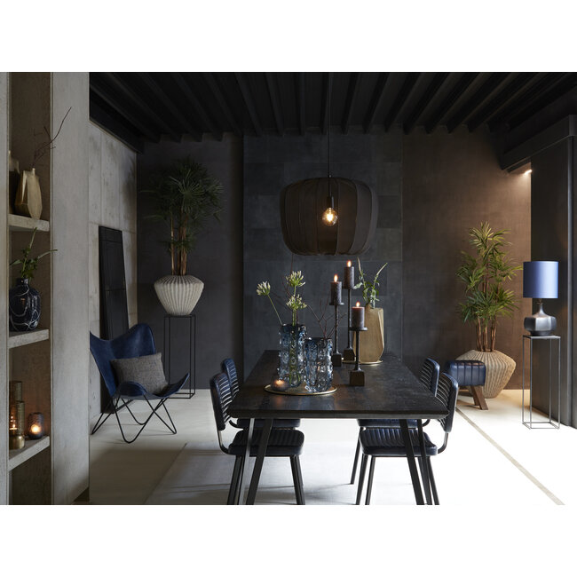 Light en Living Hanglamp Ø60x45 cm PLUMERIA zwart