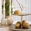 Light en Living Etagere 2 laags FOGLIA goud - 2 laags