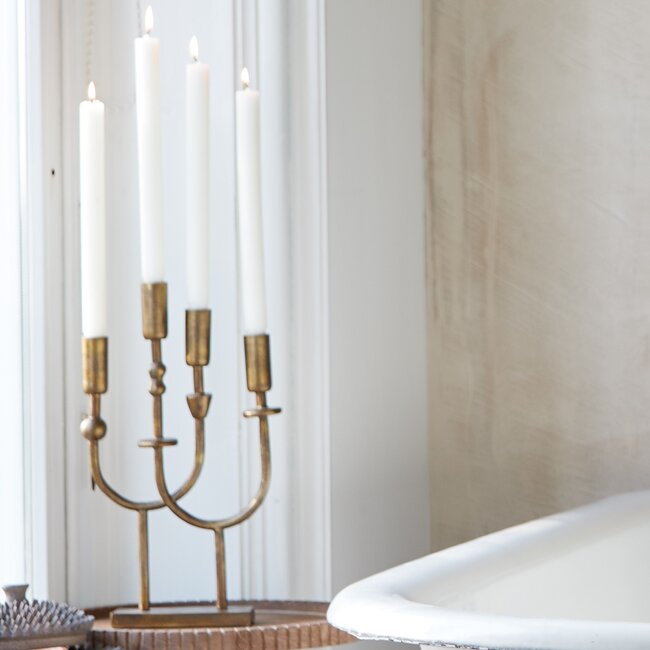 Light en Living Kandelaar 4L 23x6x39 cm NIMARI antiek  brons