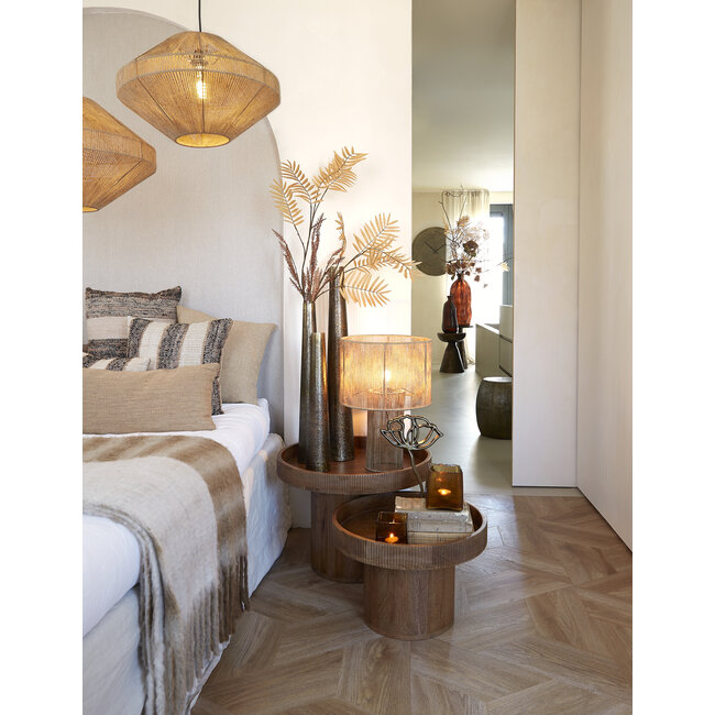 Light en Living Klok CERVINO antiek brons - Ø 58 cm of Ø 74 cm