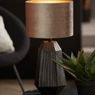 Light & Living Lampvoet 18x16x29,5 cm MIRISSA mat  zwart