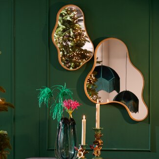 Light en Living Spiegel 65 x 4 x 63 SUVA -  mat zwart of goud