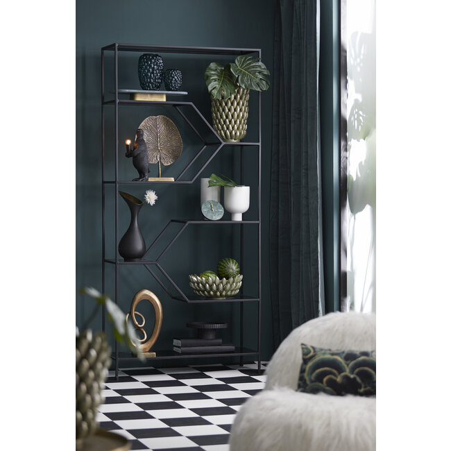 Light en Living Vaas Ø25x45 cm ZITA keramiek groen  parelmoer