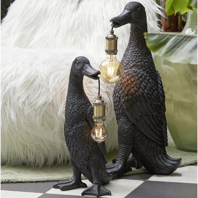 Light en Living Tafellamp 23,5x23x48,5 cm DUCK zwart