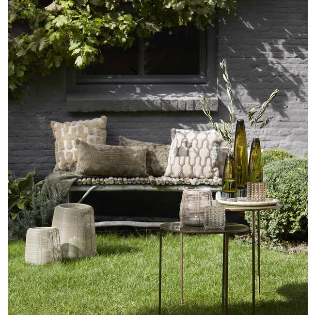 Light en Living Windlicht Ø28x29 cm ADETA mat zand