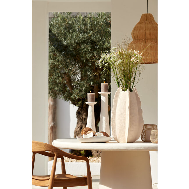 Light en Living Schaal 44x43,5x7 cm ANZIO crème