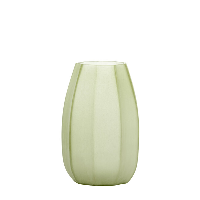 Light en Living Vaas Ø23x38 cm BRADLEY glas olijf groen