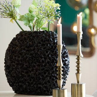 Light & Living Vaas 52x23x46,5 cm PHYLIA mat zwart