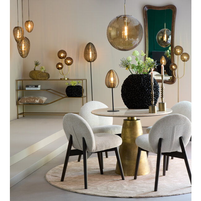 Light en Living Vaas 52x23x46,5 cm PHYLIA mat zwart