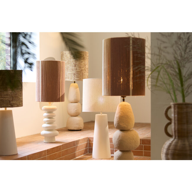 Light en Living Lampvoet Ø18x43 cm YELOS mat crème