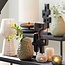 Light en Living Ornament op voet 19x9,5x45 cm SALIO hout mat zwart