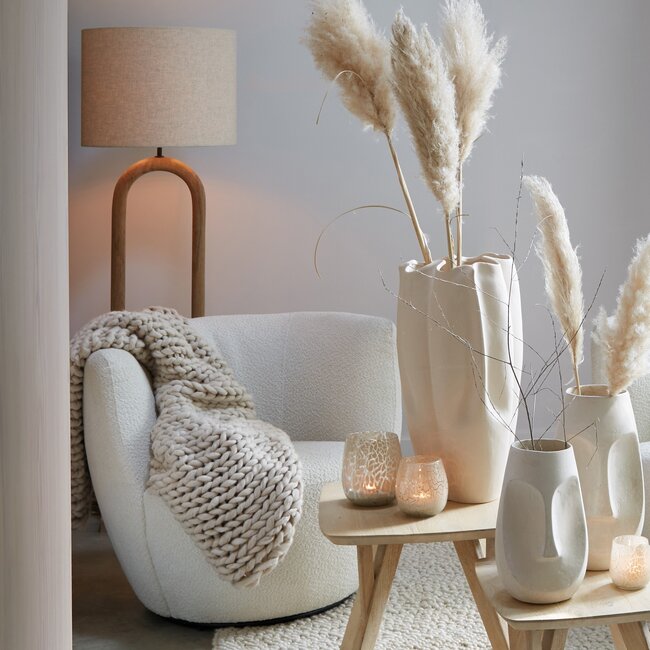 Light en Living Lampenkap cilinder 50-50-38 cm LIVIGNO naturel