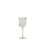 Light & Living Theelicht op voet Ø9,5x21 cm FLORA gls mat mint groen+helder