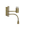 Light & Living Wandlamp+ledflex 20x11x35 cm REGINA antiek brons